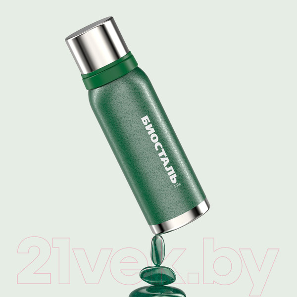 Изображение товара Термос для напитков Биосталь Охота NBA-1200G (1.2л, зеленый)