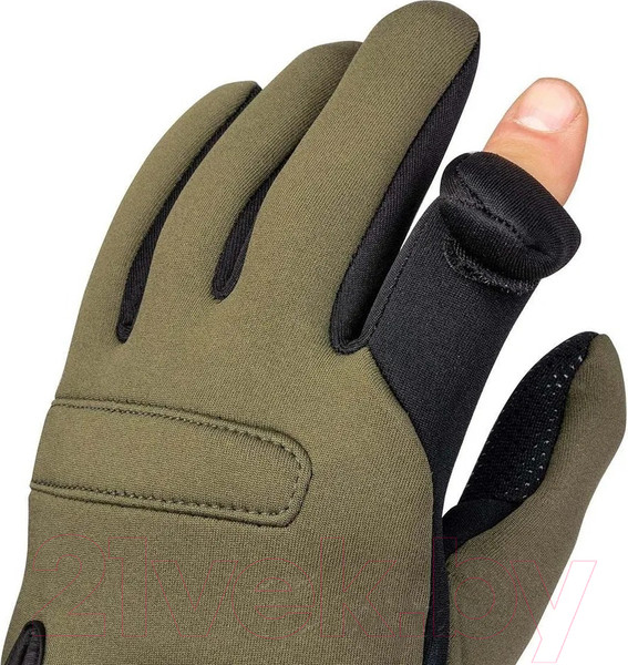 Изображение товара Перчатки для охоты и рыбалки Helios Catcher HS-HY-D14-XL (XL, хаки)
