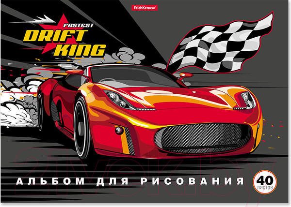 Изображение товара Альбом для рисования Erich Krause Drift King / 53179