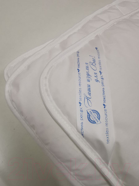 Изображение товара Одеяло Andreas Roti Лебяжий пух Хлопок / ОС020301.2497 (175x205, белый/клетка)