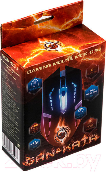 Изображение товара Мышь Dialog Gan-Kata MGK-03U (черный)