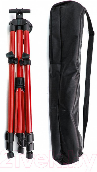 Изображение товара Мольберт БЕЛОСНЕЖКА Тренога телескопическая 67-BS (красный)