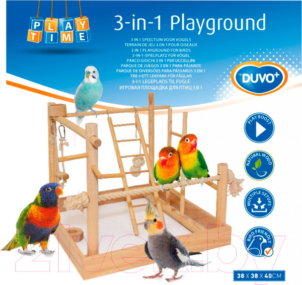 Изображение товара Игровая площадка для птиц Duvo Plus 1717079/DV