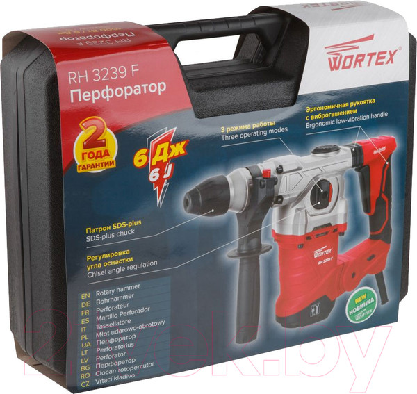 Изображение товара Перфоратор Wortex RH 3239 F (RH3239F1129)