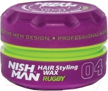 Изображение товара Воск для укладки волос NishMan Rugby 04 (100мл)