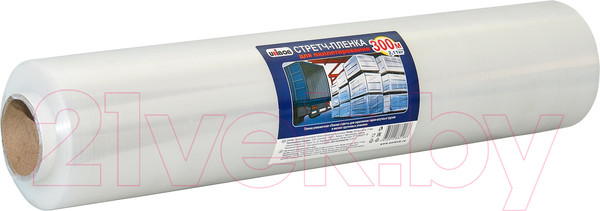Изображение товара Пленка-стрейч Unibob 0.45х300м 17 мкм / 64001 (прозрачный)