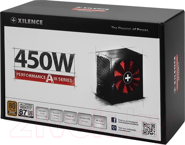 Изображение товара Блок питания для компьютера Xilence  Performance A+ III 450W XP450R11/XN081