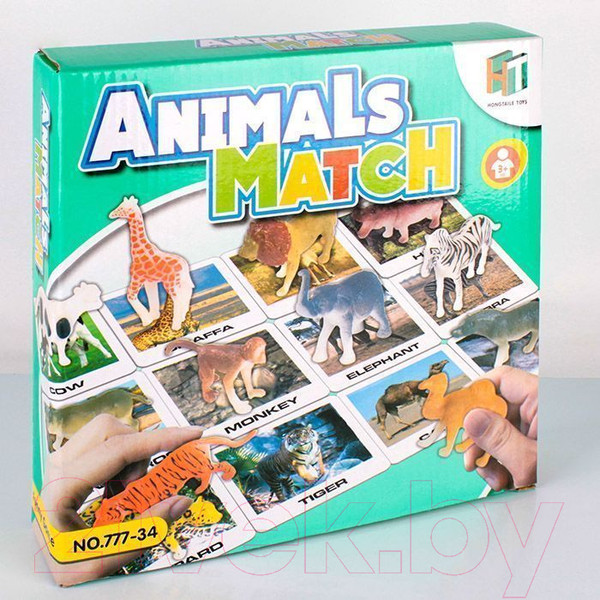 Изображение товара Настольная игра Darvish Animals Match / DV-T-2726