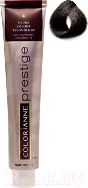 Изображение товара Крем-краска для волос Brelil Professional Colorianne Prestige 3/00 (100мл, темный каштан)