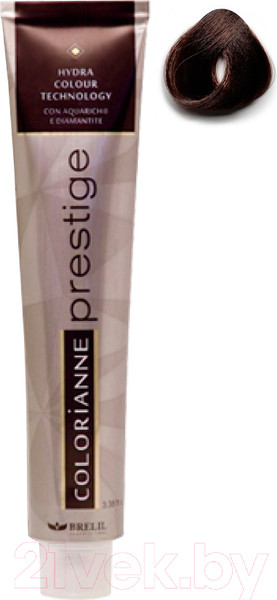 Изображение товара Крем-краска для волос Brelil Professional Colorianne Prestige 5/38 (100мл, светлый шоколадный шатен)