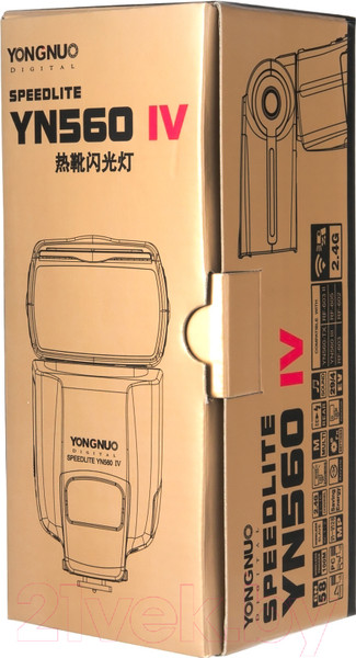Изображение товара Вспышка молотковая Yongnuo Speedlite YN-560 IV (универсальная)