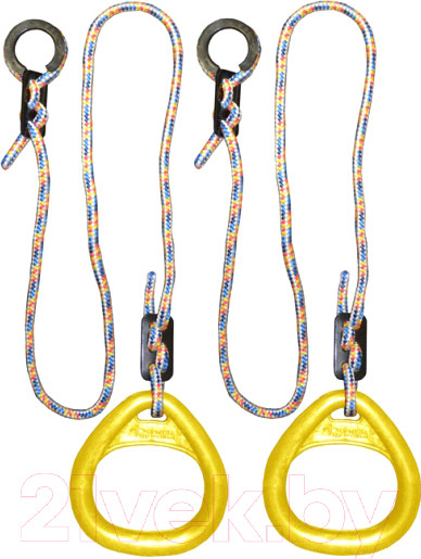 Изображение товара Кольца для спортивного комплекса Формула здоровья КГ02В (желтый)