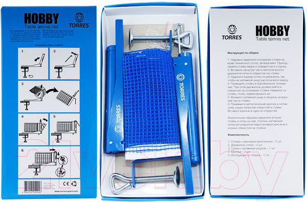 Изображение товара Сетка для теннисного стола Torres Hobby TT5017