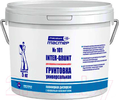 Изображение товара Грунтовка Тайфун Мастер №101 Inter-Grunt (5кг)