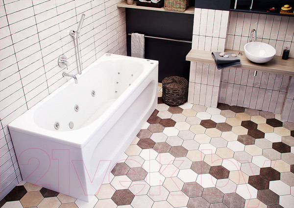 Изображение товара Ванна акриловая Aquatek Оберон 180 L (с экраном)