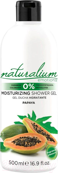 Изображение товара Гель для душа Naturalium Питательный Папайя (500мл)