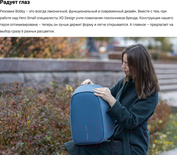 Изображение товара Рюкзак XD Design Bobby Hero Small P705-701