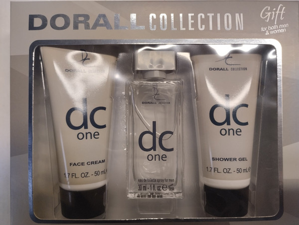 Изображение товара Парфюмерный набор Dorall Collection Dc One Туалетная вода+гель для душа+бальзам после бритья (30мл+50мл+50мл)