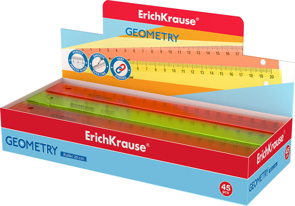 Изображение товара Линейка Erich Krause Neon / 52998
