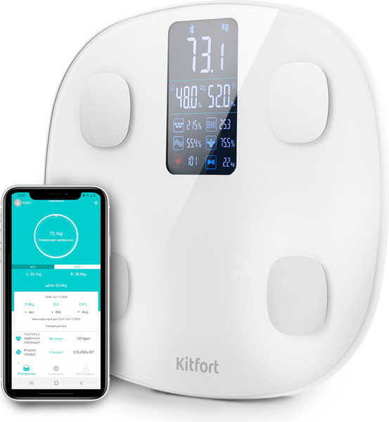 Изображение товара Напольные весы электронные Kitfort KT-808