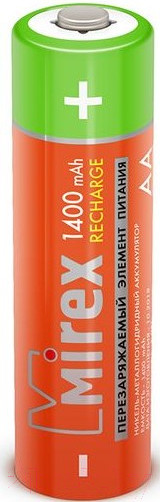 Изображение товара Комплект аккумуляторов Mirex HR6 / HR6-20-E2 (2шт)