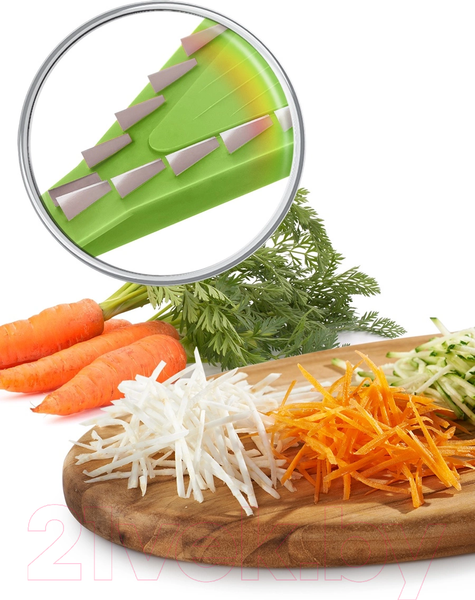 Изображение товара Овощерезка ручная Borner Prima+ 3550094 (салатовый)