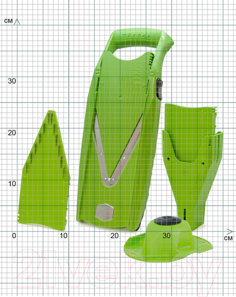 Изображение товара Овощерезка ручная Borner Prima+ 3550094 (салатовый)