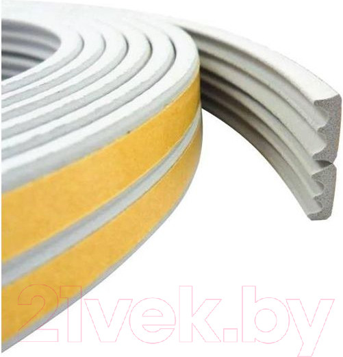 Изображение товара Лента уплотнительная 4Walls E-профиль самоклеящийся / URB150E (150м, белый)