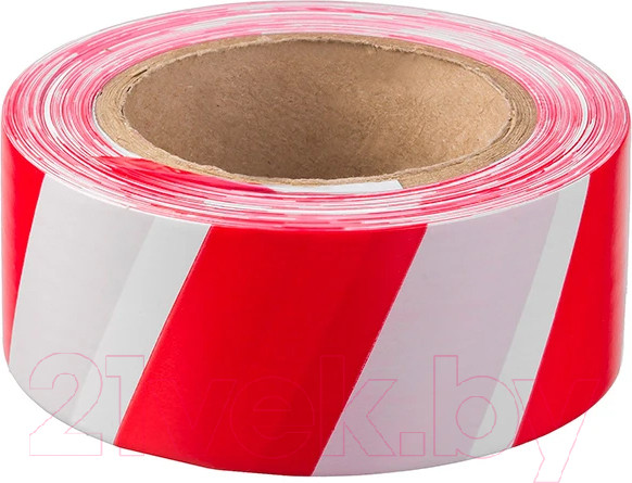 Изображение товара Лента сигнальная Klebebander 50ммх90м (красный/белый)