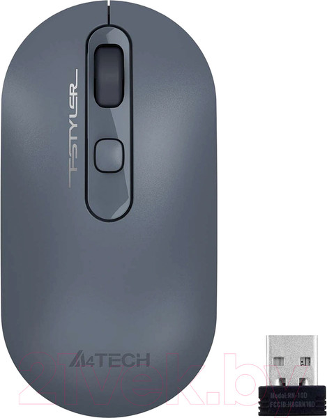 Изображение товара Мышь A4Tech Fstyler FG20 (пепельный/синий)