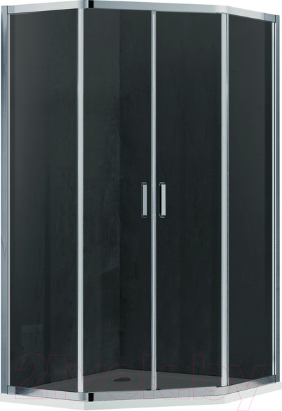 Изображение товара Душевой уголок Adema Glass Line Пента 90 (тонированное стекло)