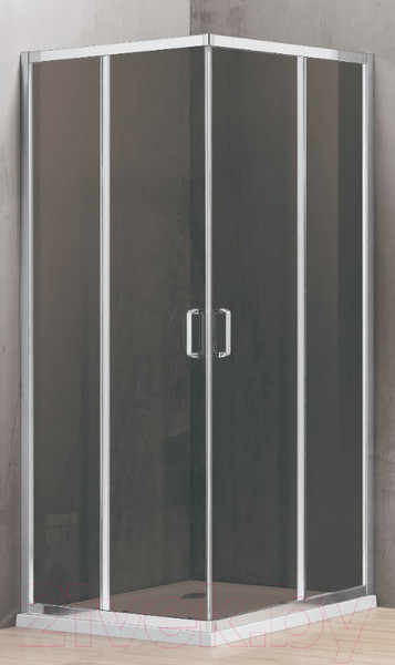 Изображение товара Душевой уголок Adema Glass Vierkant 100 (тонированное стекло)