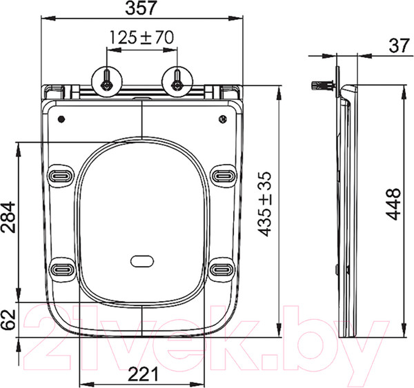 Изображение товара Сиденье для унитаза BelBagno BB2312SC