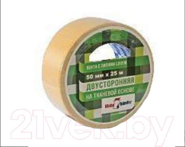 Изображение товара Скотч двухсторонний Klebebander Тканевый 38ммx5м (в и/у)