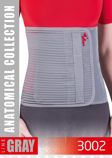 Изображение товара Бандаж абдоминальный MEK 3002 (XL, серый)