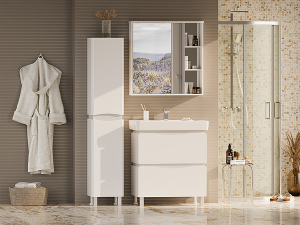 Изображение товара Шкаф-пенал для ванной Misty Венера 35 L / П-Внр05035-01Л