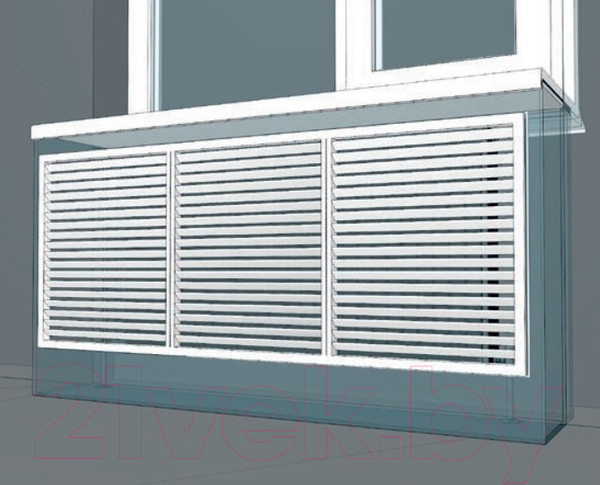 Изображение товара Решетка вентиляционная ERA П6060Р (белый)