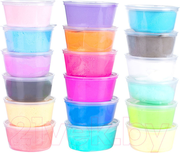 Изображение товара Пластилин легкий Genio Kids Легкий пластилин / TA1724 (18 цветов)