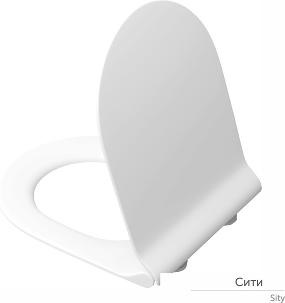 Изображение товара Сиденье для унитаза Керамин Сити (полипропилен с микролифтом, Slim)