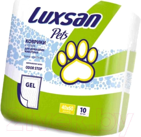 Изображение товара Одноразовая пеленка для животных Luxsan Pets Premium Gel 40x60 (10шт)