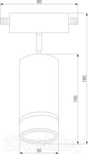 Изображение товара Трековый светильник Elektrostandard Glory LTB39 7W 4200K (черный/жемчуг)