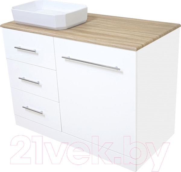 Изображение товара Тумба под умывальник Misty Респект 110 / Э-Рес01110-13ЯЛ