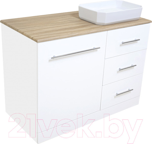 Изображение товара Тумба под умывальник Misty Респект 110 / Э-Рес01110-13ЯП