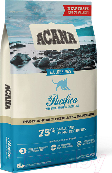 Изображение товара Сухой корм для кошек Acana Pacifica Cat & Kitten / 2174 (4.5кг)