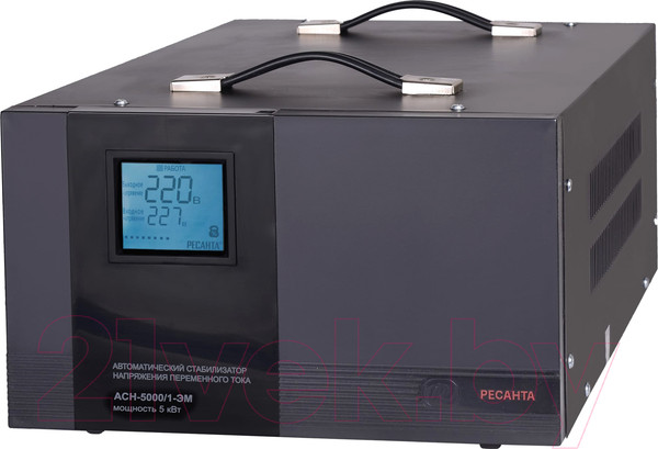 Изображение товара Стабилизатор напряжения Ресанта АСН-5000 /1-ЭМ (63/1/6)