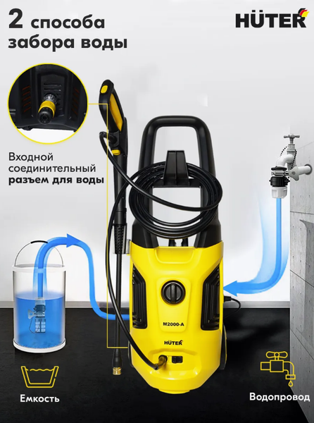 Изображение товара Мойка высокого давления Huter M2000-A (70/8/25)
