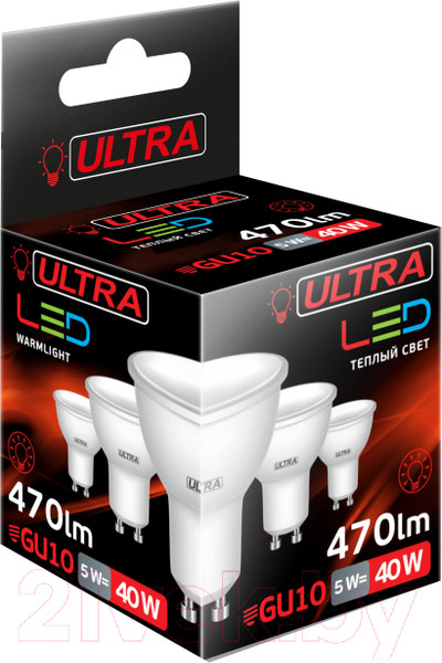 Изображение товара Лампа Ultra LED-GU10-7W-3000K