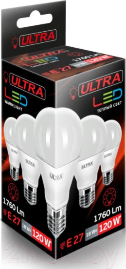 Изображение товара Лампа Ultra LED-A70-18W-E27-3000K