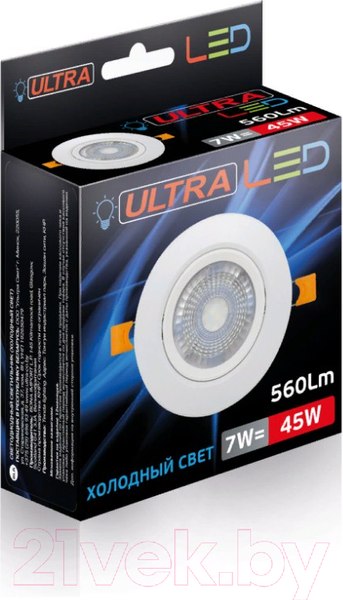 Изображение товара Точечный светильник Ultra SD-7W-4000K