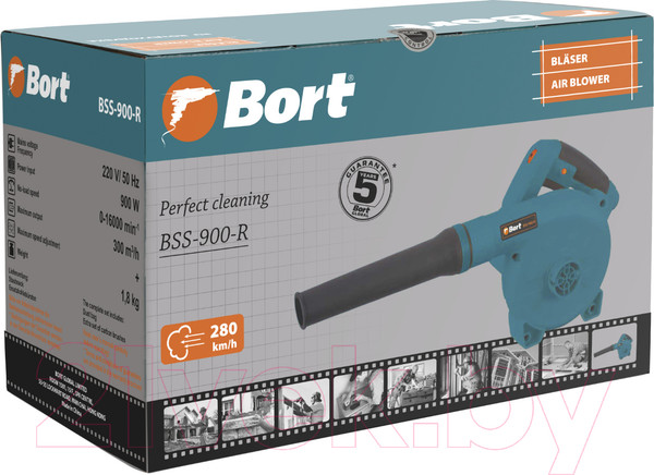Изображение товара Воздуходувка электрическая Bort BSS-900-R (93410815)